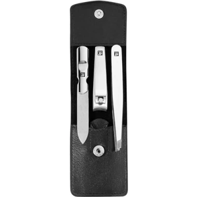 Image of Zwilling Manicure Case Classic Pocket case, Cowhide, Black, 3 pcs