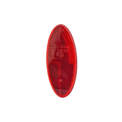 Image of 4501082 Reflex Reflector HELLA 8RA 343 160 002 oval red Rear