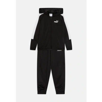 Image of Puma LOGO SUIT Unisex SET Tracksuit for kids, Size: 6y (5 6y), Black