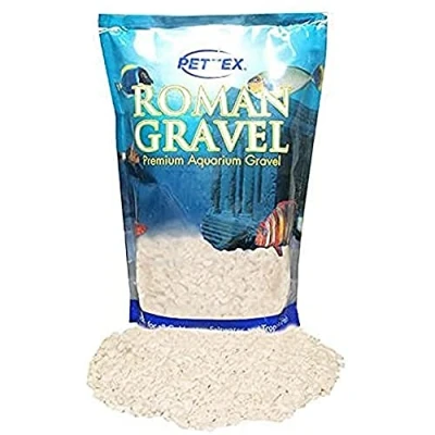 Image of Pettex Roman Gravel Aquatic Gravel, 2 Kg, Natural Alpine White