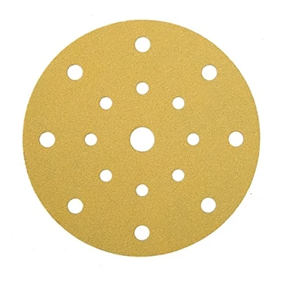 Image of Mirka Gold Universal sanding Paper Ø 150mm Grip 17 hole/grit P150, 100 pcs/For plaster, filler, chipboard, wood, varnish
