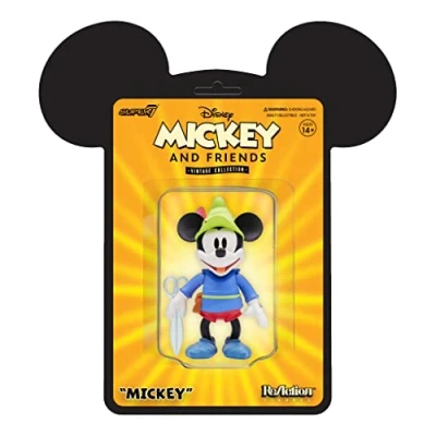 Image of SUPER7 Disney Reaction Figure Brave Little Tailor Mickey Mouse