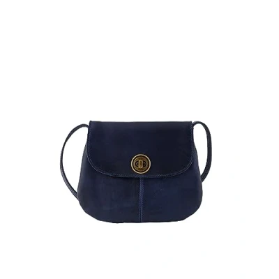 Image of PIECES Women&#039;s PCTOTALLY Royal Leather Party Bag NOOS Satchel, Estate Blue, ONE Size