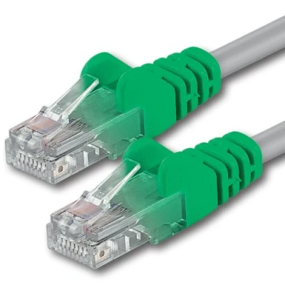 Image of 1aTTack.de 15m Crossover 1 piece Ethernet Gigabit Lan network cable (RJ45) 1000Mbit/s patch UTP compatible with CAT.5 CAT.5e CAT.7
