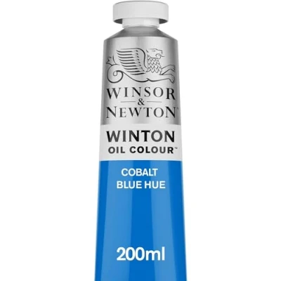 Image of Winsor &amp; Newton Winton 200ml Oil Colour Cobalt Blue Hue,1437179
