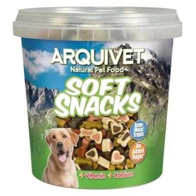 Image of Arquivet Soft Snacks Bones and hearts mix 800 g Dog treats