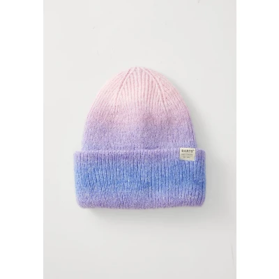 Image of Barts Kids Niagra Chunky Knit Cuffed Space Dyed Beanie Hat Purple 4 8 Yrs