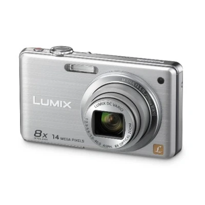 Image of Panasonic LUMIX DMC FS30 Digital Camera 14 Megapixels 8x Optical Zoom, 6.86 cm display, image stabiliser) (Renewed)