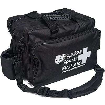 Image of Physical Sports First Aid Holdall Bag, Black
