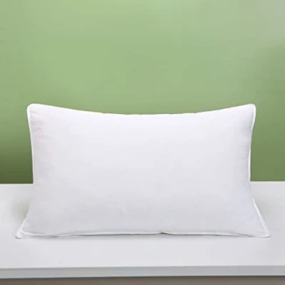 Image of NIGHTZONE Nigh Zone Duck Feather &amp; Down Pillows 100% Cotton Proof Cover Filling 85% 15% Pillow Pair Pack Of 2 (Pack 2)