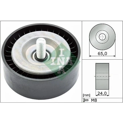 Image of 1761931, 2431339, CM5Q19A216AB, CM5Q19A216AC Idler Pulley INA 532 0782 10 FORD: Transit Custom V362 Van, FIESTA 6, Mondeo 5