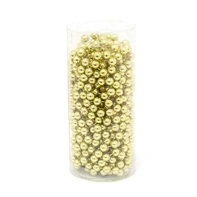 Image of 7.5m Gold Bead Chain Christmas Tree Garland Decoration String Decorations