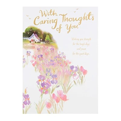 Image of Hallmark Sympathy Card Caring Thoughts Medium