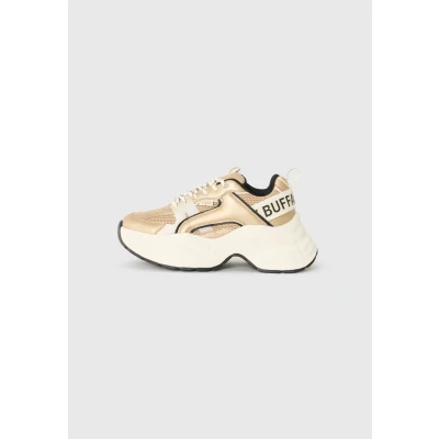 Image of Buffalo YUNO Trainers cream/goldcoloured/black, Women&#039;s, Size: 8, Cream/gold/coloured/black shoes