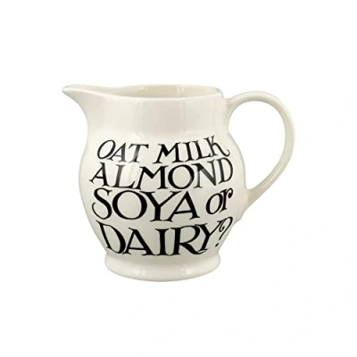 Image of Emma Bridgewater Black Toast SOYA Or Dairy 1/2 Pint Jug