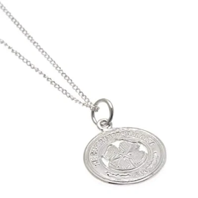 Image of Celtic F.C. Sterling Silver Pendant &amp; Chain