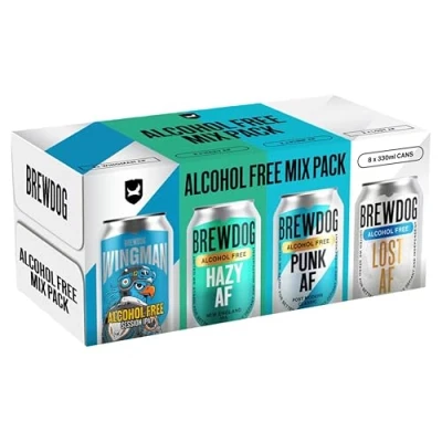Image of BrewDog Mixed Alcohol Free 8x330ml pack
