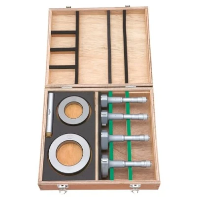 Image of Mitutoyo 368 993 3 Point Internal Micrometer Holtest Set 50 100mm