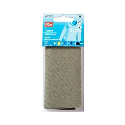 Image of Prym Repair sheet, twill for ironing on 12x45 cm olive, Canvas, 40 x 10 cm, 1 Stück