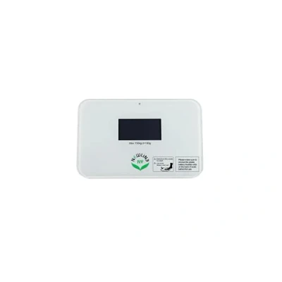 Image of NewlineNY Smallest Step On Super Mini Travel Bathroom Scale, SBB0638SM WH Off White