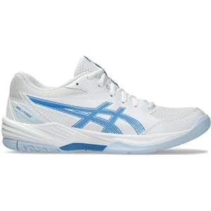 Image of Asics Geltask MT 4 Handball shoes, Women&#039;s, Size: 8, White/blue coast Textile/synthetics