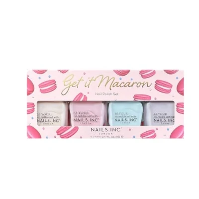 Image of Nails.INC Get It Macaron 4 Piece Nail Polish Set