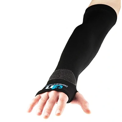 Image of Ultimate Performance Men&#039;s Warming Arm Sleeves, Black, One Size
