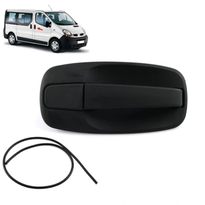 Image of Robust Front Passenger Side Door Handle for Nissan Primastar Renault Trafic Vauxhall Vivaro 8200170597 4414503 91168524 8060600QAC 2001 2014