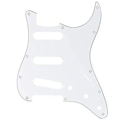 Image of Fender Standard Stratocaster Pickguard SSS White