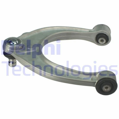 Image of 31126775967 Suspension Arm DELPHI TC3224 with ball joint Left, Upper, Right Trailing Aluminium BMW: 5 Saloon, Touring, GT