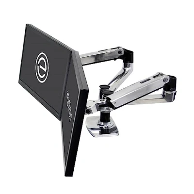 Image of LX SIDE BY DUAL ARM POLISHED ALUMINIUM