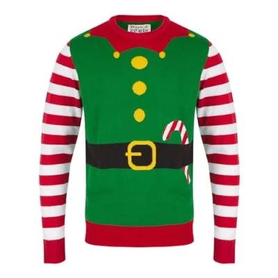 Image of Tokyo Laundry Merry Christmas Men&#039;s Elfie Novelty Xmas Jumper