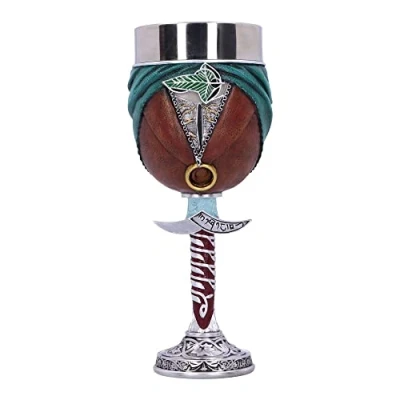 Image of Nemesis Now Officially Licensed Lord of The Rings Frodo Goblet, Brown, 19.5cm