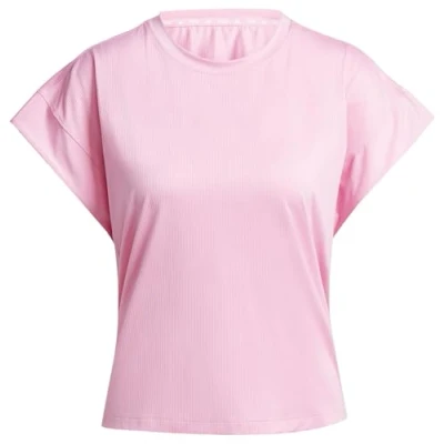 Image of adidas Women&#039;s Studio Tee, Bliss Pink/Grey Two, S