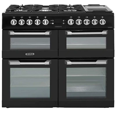 Image of Leisure Cuisinemaster CS100F520K 100cm Dual Fuel Range Cooker Black