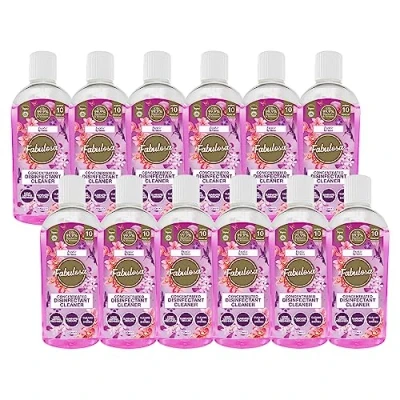 Image of Fabulosa 4 in 1 Concentrated Antibacterial Disinfectant All Purpose Cleaner, 220ml, 12 pack, Exotic