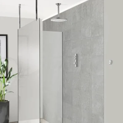 Image of Aqualisa ISD.A1.BFC.23 iSystem Smart Shower Concealed with Ceiling Fixed Head for HP/Combi Systems