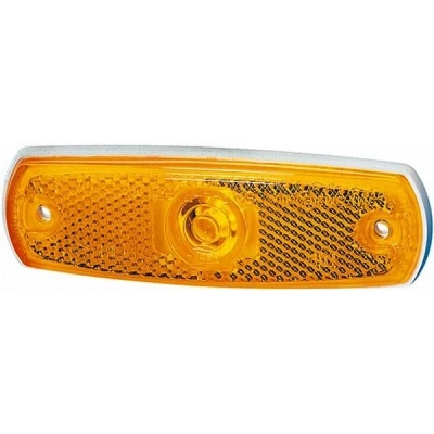 Image of 041704700, 0865453, 086545300, 1017222, 1053928 Side Marker Light HELLA 2PS 962 964 037 W3W Right, Left 12V Screw Connection, Fitting