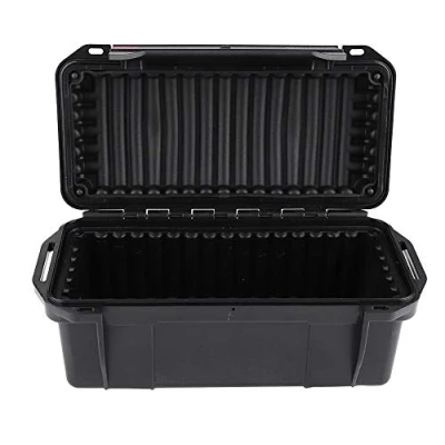 Image of DEWIN Waterproof Box, Extension Lead Electrical Boxes Outdoor Dry Box Shockproof and Pressure Proof Sealed Survival Storage Case (200 * 98 82mm)