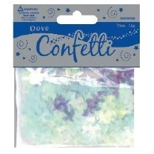Image of Iridescent Doves Wedding Decorative Party Table Confetti Approx 14g