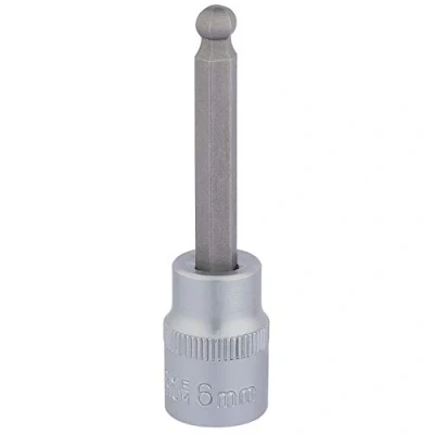 Image of Draper Ball End Hexagonal Socket Bits, 3/8&quot; Sq. Dr., 6mm