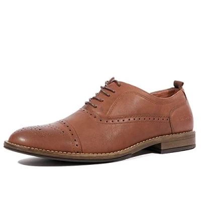 Image of Ben Sherman Oxted Mens Brown Oxford Shoes Leather Size UK 7