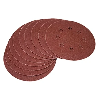 Image of Amtech 10 X P80 Grit Circular Sanding Sheets (125mm Diameter)