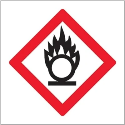 Image of V Safety Oxidising gases 200x200mm Magnetic Sign