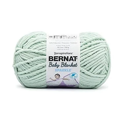 Image of Bernat Baby Blanket Sparkle 300g Seafoam