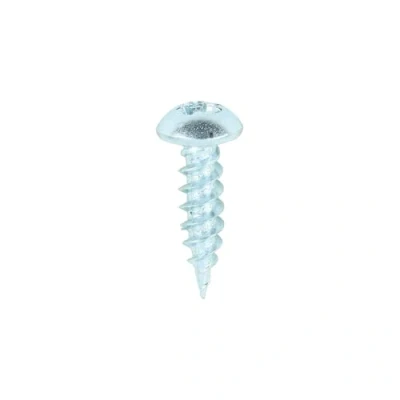 Image of TIMCO PZ2 Round BZP Twin Woodscrews 8 x 5/8 Zinc Plated Box of 200