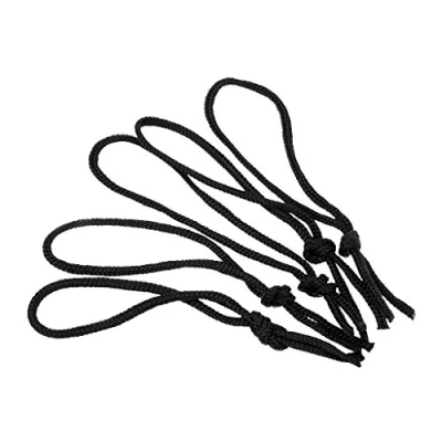 Image of Dovewill 5 Piece Premium Leash String Cord Leg Rope 400mm for SUP Surfboard Bodyboard Longboard Black, 40cm