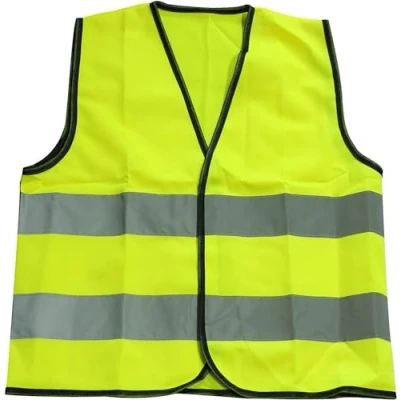 Image of Children Men Women Adults High Visibility School Safety Vest Waistcoat Kids Vis Jacket Hi Viz top Baby toddler Childrens Yellow Reflective