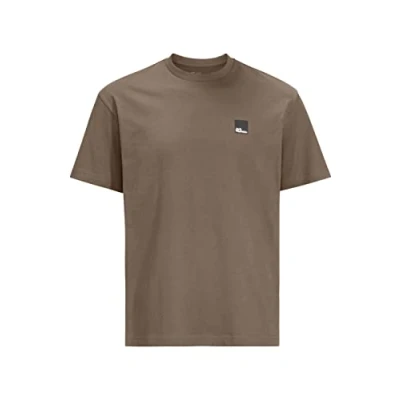 Image of Jack Wolfskin Mens Eschenheimer T Shirt Chestnut S
