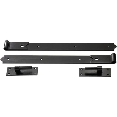 Image of Perry 300mm Straight Bands &amp; Hooks on Plate Black (PR)